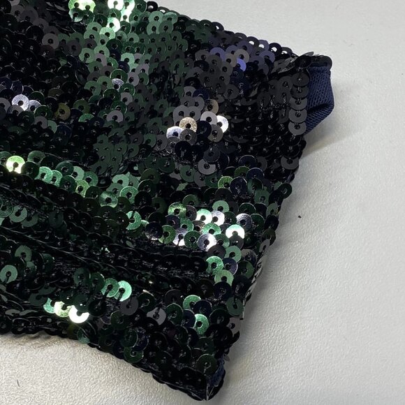 Brooks Brothers Women’s Sequin Motif Relaxed Shift Mini Dress Black/Multi Size 6 - Picture 3 of 11